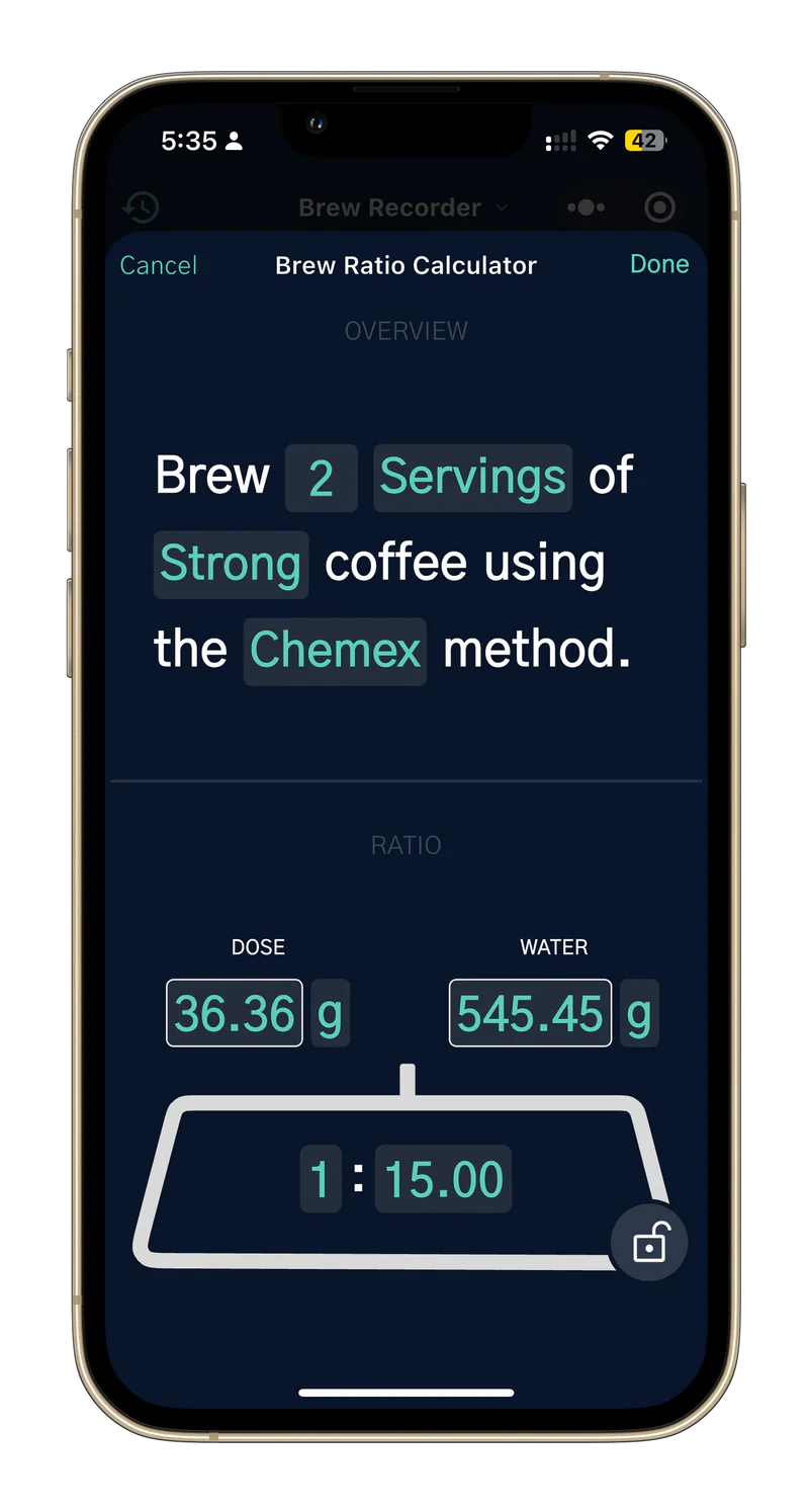 Coffee OS Mini Calculator Home Roast
