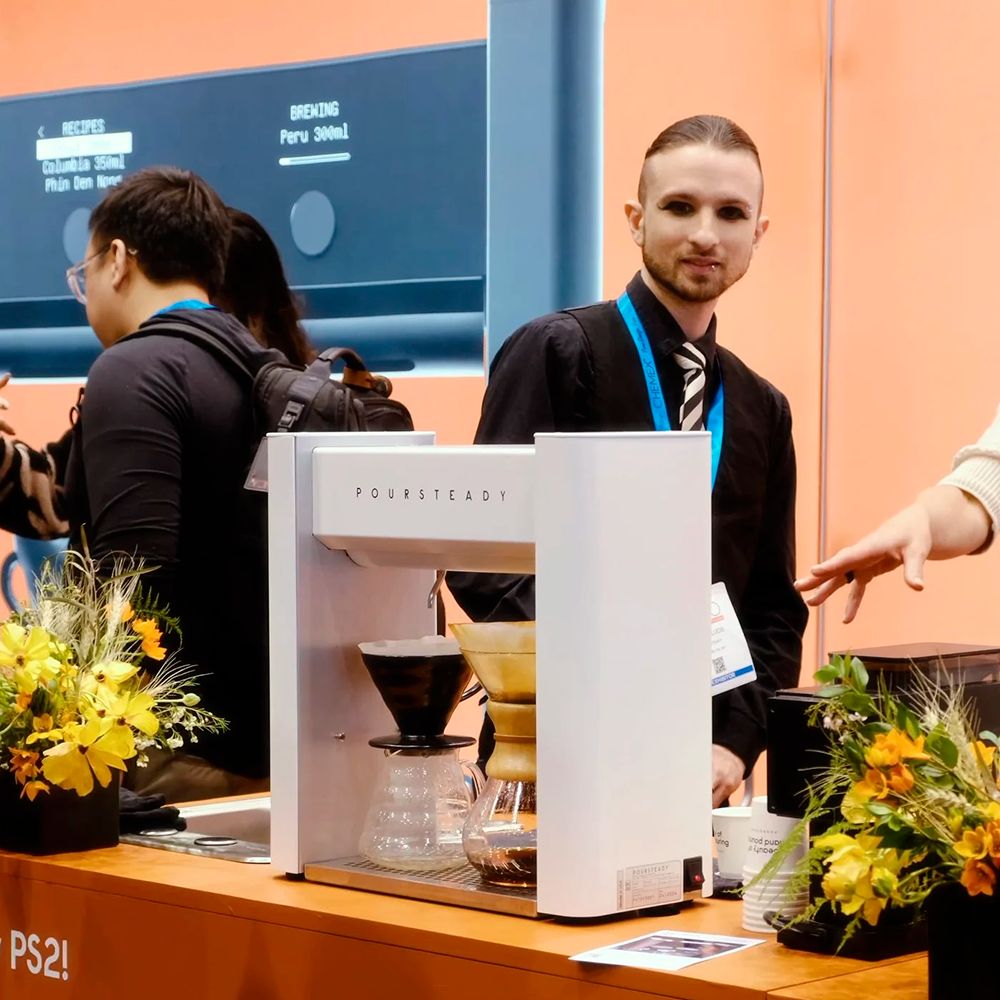 PourSteady PS2 hos Home Roast
